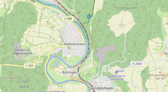 Stellplatz auf Karte