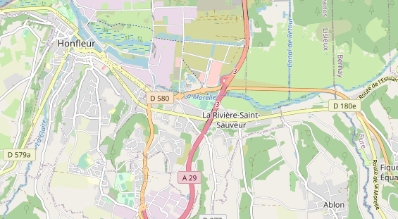 Aire camping-car sur la carte