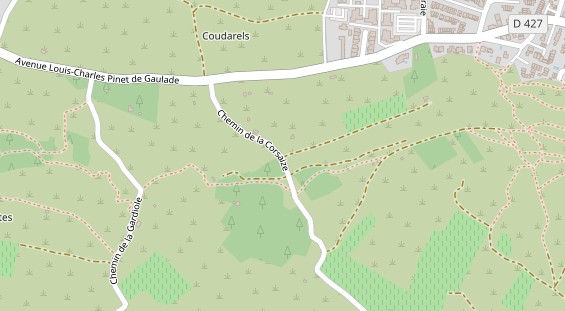 Stellplatz auf Satellitenbild