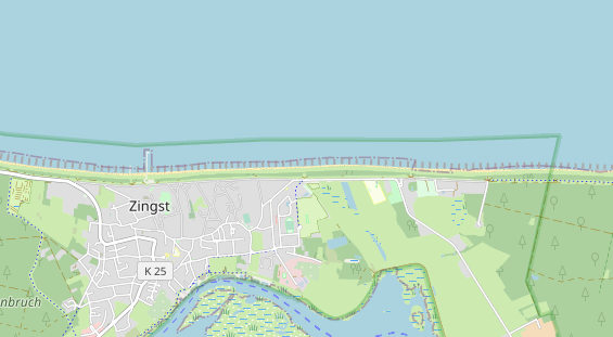 Área para autocaravana en la tarjeta