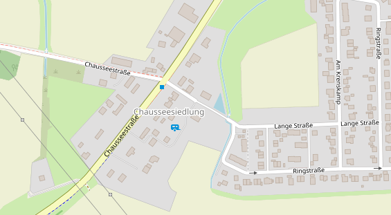 Stellplatz auf Satellitenbild