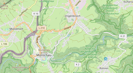 Área para autocaravana en la tarjeta