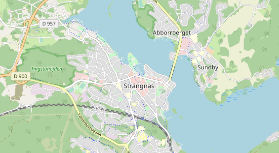 Aire camping-car sur la carte