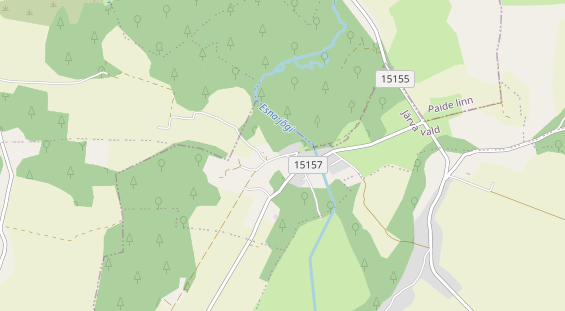 Área para autocaravana en la tarjeta