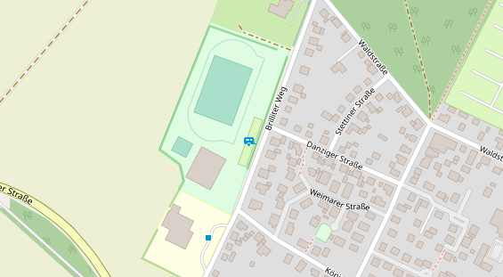 Stellplatz auf Satellitenbild