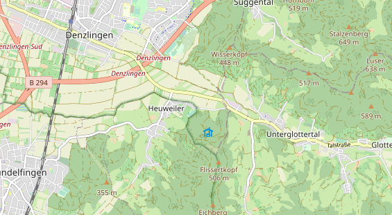 Stellplatz auf Karte