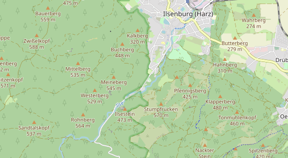 Aire camping-car sur la carte