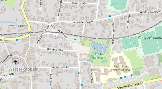 Stellplatz auf Satellitenbild