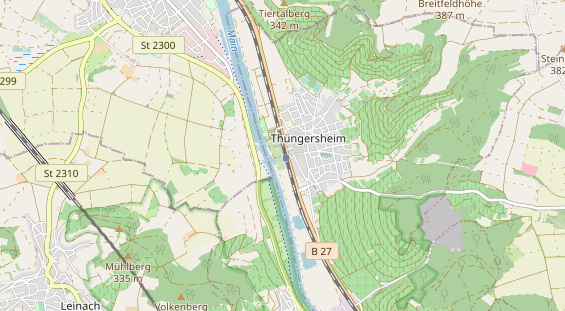 Aire camping-car sur la carte