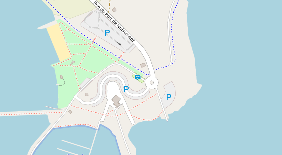 Stellplatz auf Satellitenbild