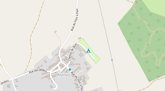 Stellplatz auf Karte