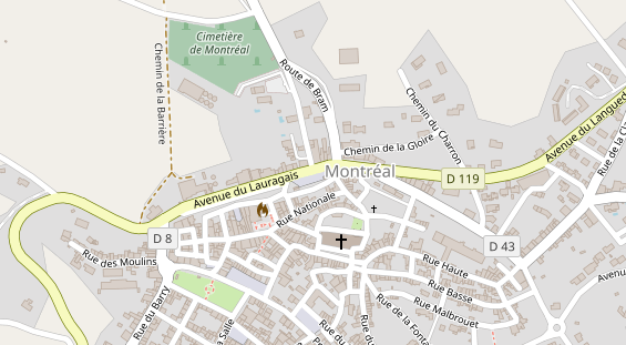 Stellplatz auf Satellitenbild