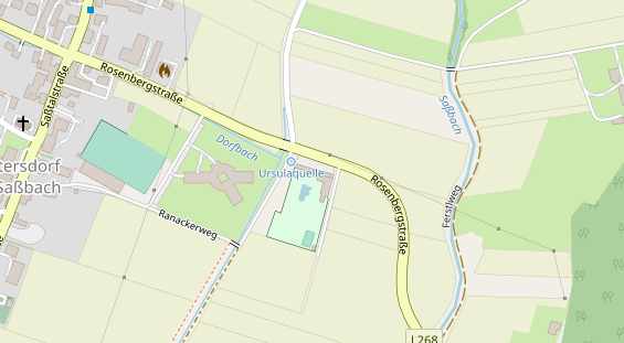 Stellplatz auf Satellitenbild