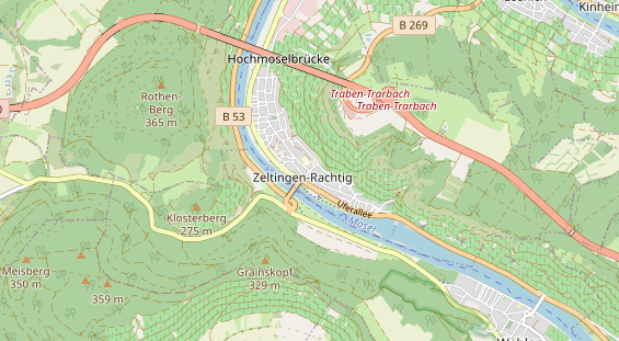 Aire camping-car sur la carte