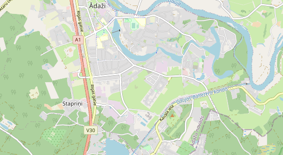 Área para autocaravana en la tarjeta