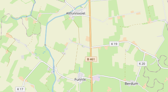 Área para autocaravana en la tarjeta