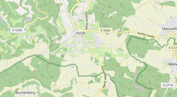 Área para autocaravana en la tarjeta