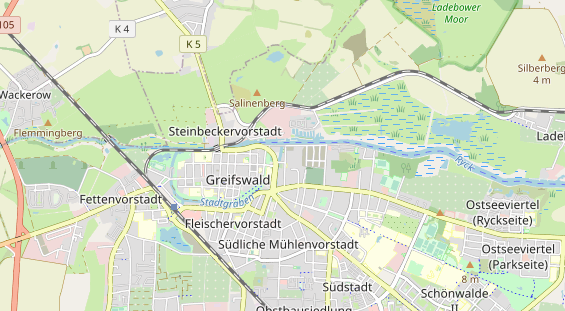 Aire camping-car sur la carte