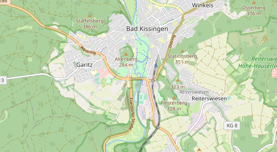 Área para autocaravana en la tarjeta