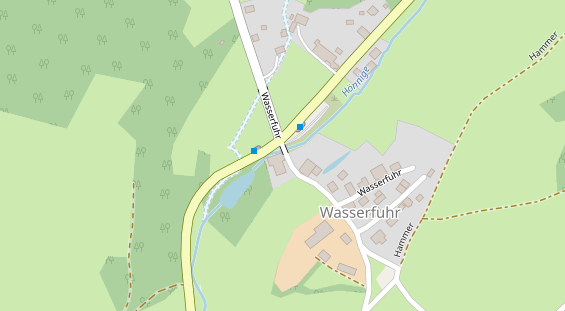 Stellplatz auf Satellitenbild