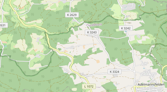 Área para autocaravana en la tarjeta