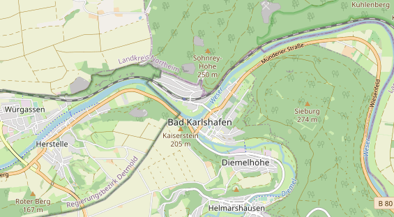 Stellplatz auf Karte