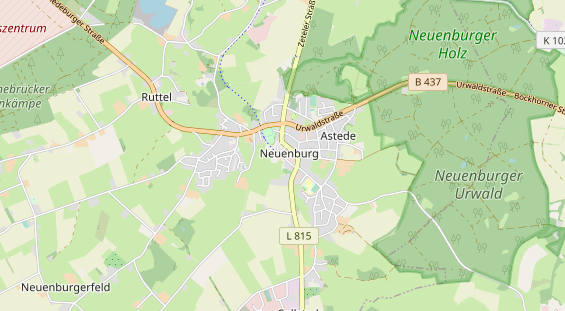 Área para autocaravana en la tarjeta