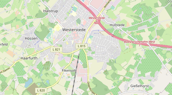 Aire camping-car sur la carte