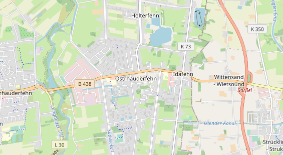 Aire camping-car sur la carte