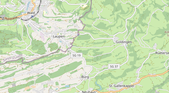 Área para autocaravana en la tarjeta