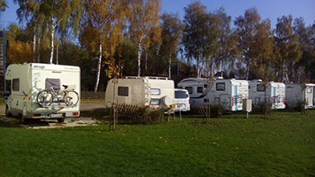 Motorhome and caravan parking spaces in Bad Schallerbach