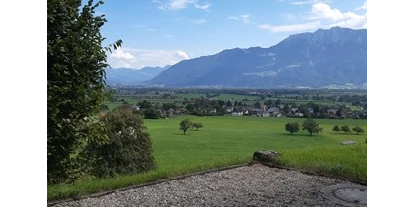 Reisemobilstellplatz - Wohnwagen erlaubt - Dünserberg - Stellplatz mit Aussicht nach Liechtenstein und Österreich - Hohenrain Grabs