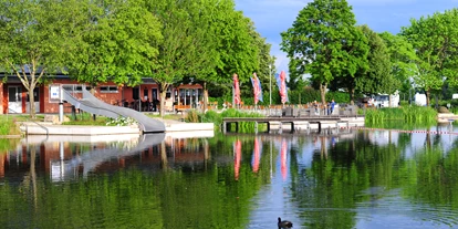 Reisemobilstellplatz - Hunde erlaubt: Hunde erlaubt - Heilsbronn - Merkendorf Freizeitzentrum Weißbachmühle mit Kiosk und Naturfreibad