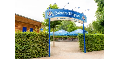 Reisemobilstellplatz - Art des Stellplatz: eigenständiger Stellplatz - Schiffweiler - Valentins Biergarten - Wohnmobil Park Freizeitpark an der Schließ, Zweibrücken