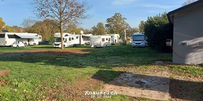 Motorhome parking space - Oberursel - Campingplatz Mainpark Nizza