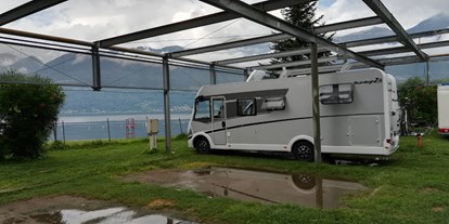 Reisemobilstellplatz - Art des Stellplatz: bei Gaststätte - Lago di Como - Area di sosta L'Ontano