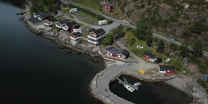 Parkeerplaats voor camper - Bademöglichkeit für Hunde - Noorwegen - Ûbersicht der Viki Fjordcamping - Viki Fjordcamping 
