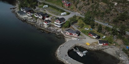 Motorhome parking space - Grauwasserentsorgung - Sogn og Fjordane - Ûbersicht der Viki Fjordcamping - Viki Fjordcamping 