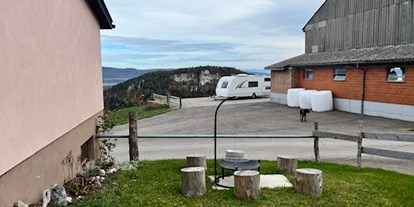Reisemobilstellplatz - Wohnwagen erlaubt - PLZ 4563 (Schweiz) - Hof Wasserberg