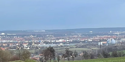 Motorhome parking space - Hunde erlaubt: Hunde erlaubt - Dürrröhrsdorf-Dittersbach - Blick auf Dresden  - Panoramablick: Radebeul-Dresden-Sächs.Schweiz