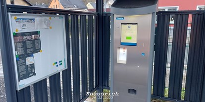 Motorhome parking space - Frischwasserversorgung - Schönheide - Stellplatz Georgi Aue-Am Mulderadweg