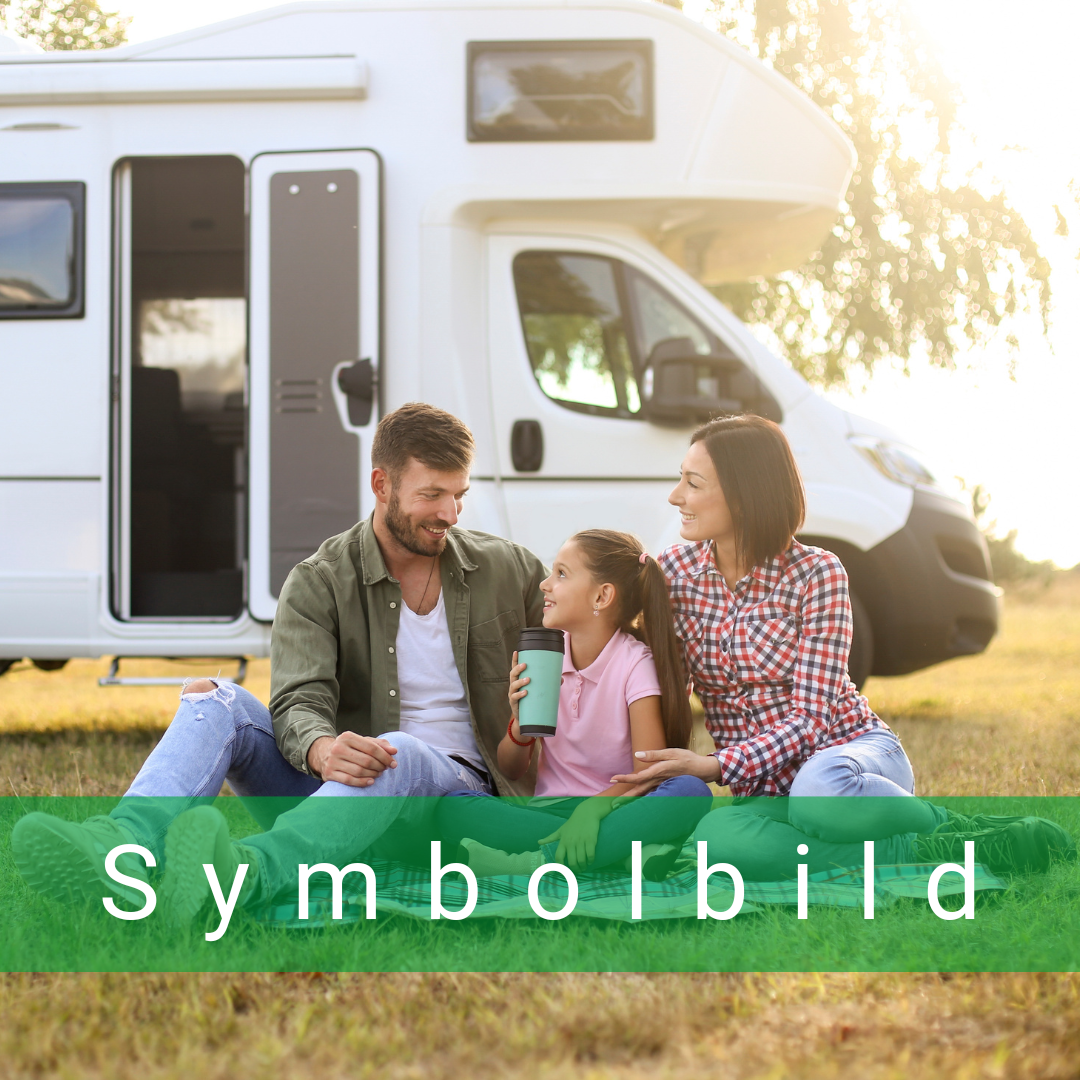 Motorhome parking ground - Symbolbild - Camping, Stellplatz, Van-Life - Stellplatz am Weingut Seck