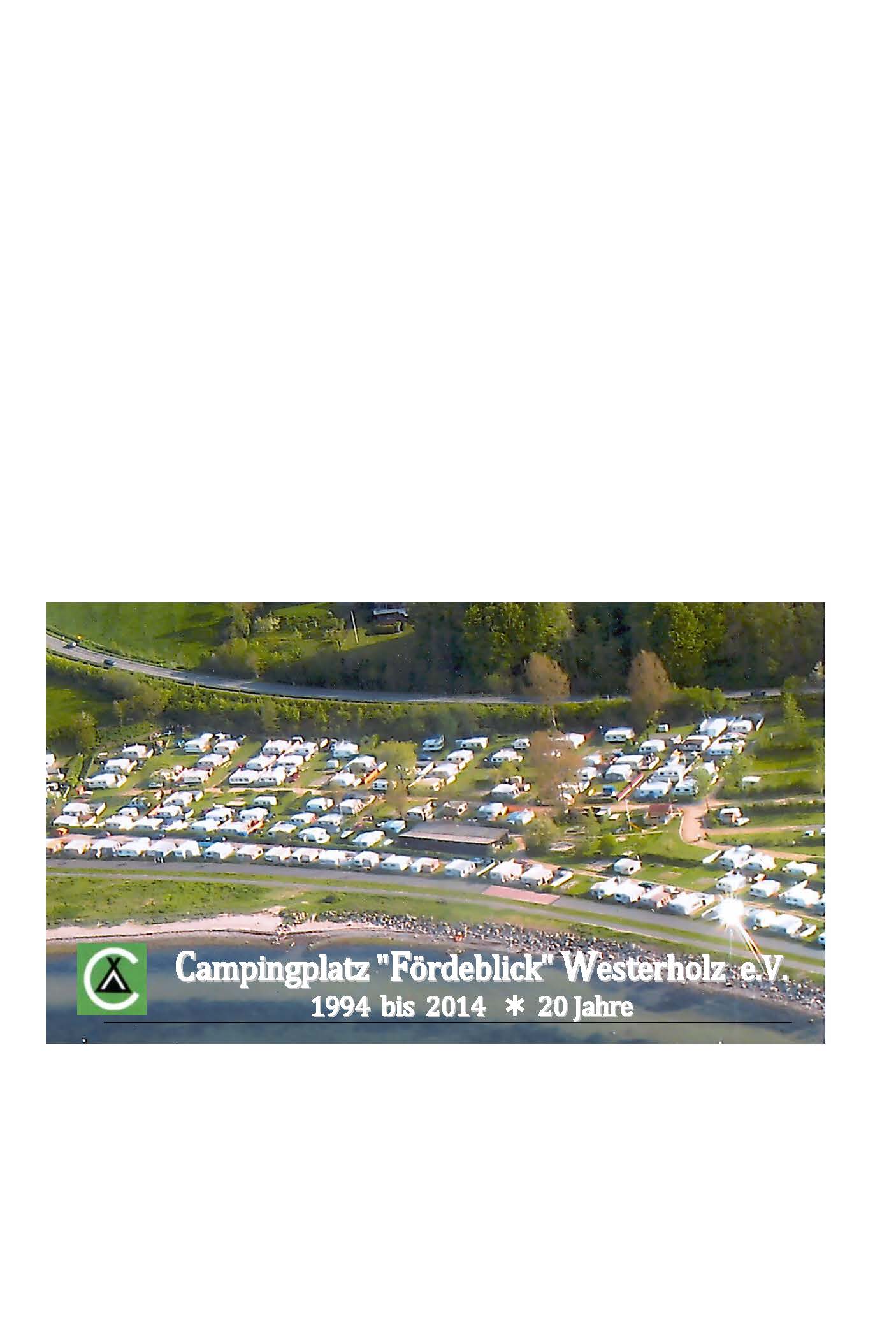 Wohnmobilstellplatz - Beschreibungstext für das Bild - Stellplatz Campingplatz  "Fördeblick" Westerholz e.V.