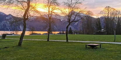 Motorhome parking space - Wintercamping - Attersee - Traunseeblick 