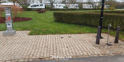 Motorhome parking space - Simmern (Luxembourg / Land der roten Erde) - Le Camping Bon Accueil