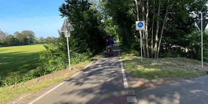 Reisemobilstellplatz - Umgebungsschwerpunkt: am Land - Tilligte - Fahrradstraße in direkter Nähe -  Stellplatz Ochtrup Langenhorst