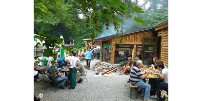 Reisemobilstellplatz - Umgebungsschwerpunkt: Berg - Flöha - Wurzelschänke am Campingplatz - Campingplatz Oberrabenstein