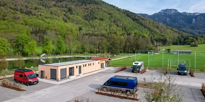 Reisemobilstellplatz - öffentliche Verkehrsmittel - Traunstein (Landkreis Traunstein) - Alpen Camping Aschau