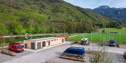 Motorhome parking space - Duschen - Anning bei Sankt Georgen, Chiemgau - Alpen Camping Aschau