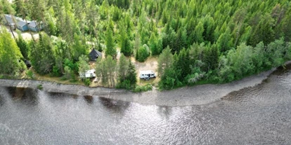 Reisemobilstellplatz - Umgebungsschwerpunkt: Fluss - Gastsjö - Stellplätze am Wasser  - Ammeråns Fiskecamp AB